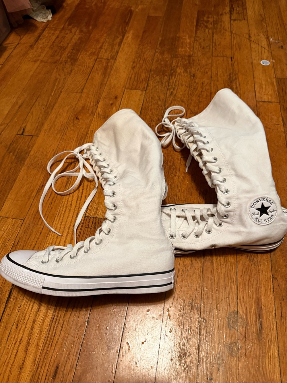 Converse All Star White High-Top Lace-Up Women's Boots